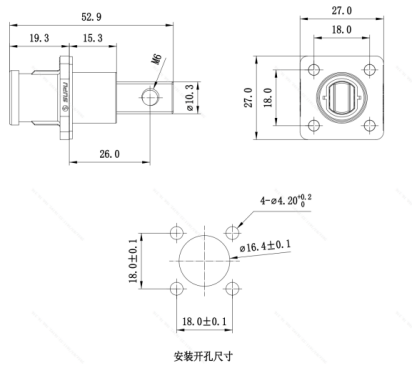 儲能連接器IP67 ESF-RS100A16YB1